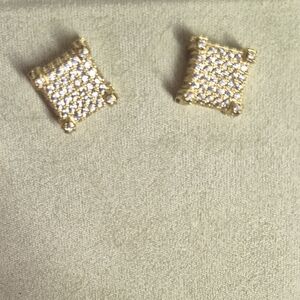 Brand New 8mm Sterling Silver , Gold Plated .